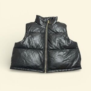 Marc New York Black Puffer Vest